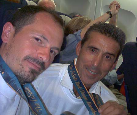 Io e Mauro Prosperi 8-ott-2007 di ritorno da Chicago
