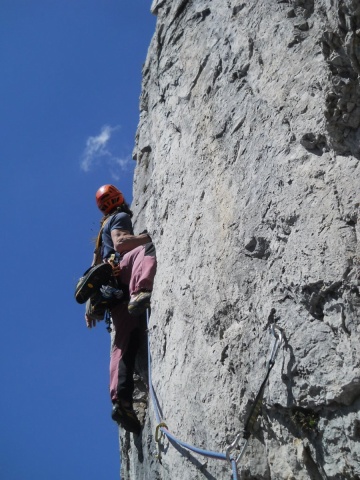 secondo tiro via boga - punta Giulia