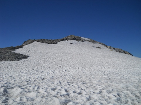 La cima della Punta Calabre