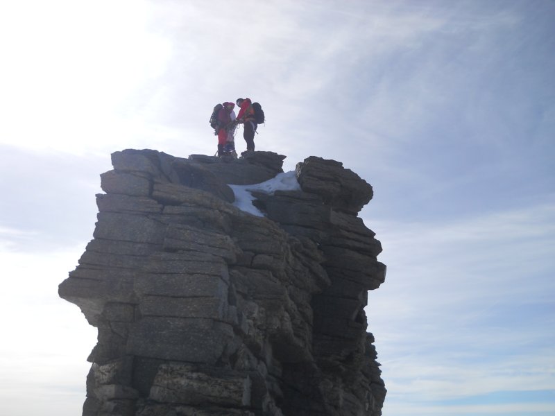 La guglia della Madonnina del Gran Paradiso